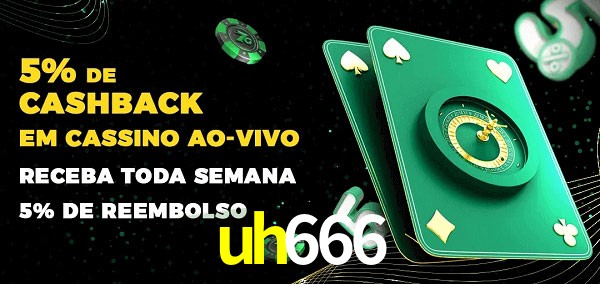Promoções do cassino ao Vivo uh666